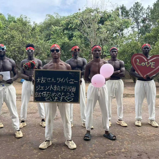 African Muscle White Pants Men