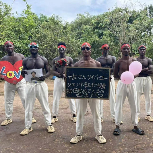 African Muscle White Pants Men