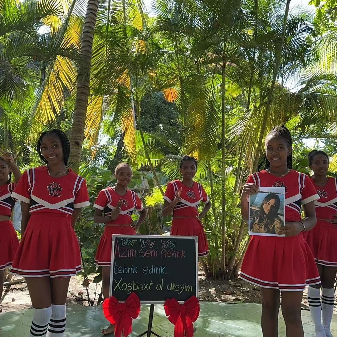African Red Dress Beauty Team